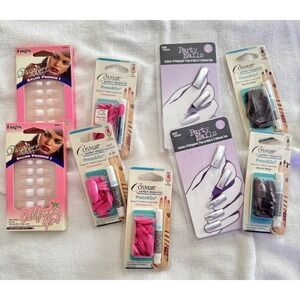 Vintage Y2K Press-On Nails Bundle Fing'rs Cosmar Street Wear 90s-2000s Lot